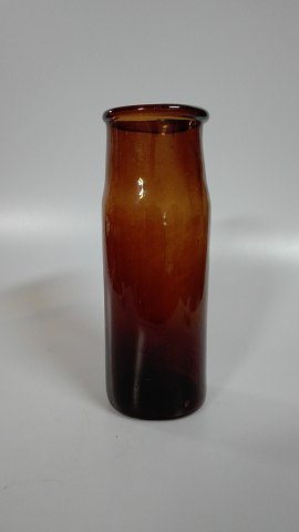 1800-tals brun henkognings glas

