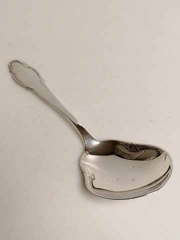 Frijsenborg wooden spoon silver serving spoon