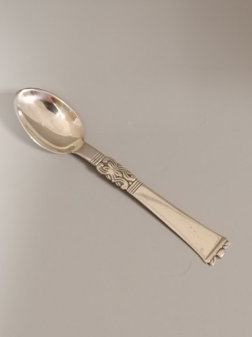 Danish silver cutlery The national patterned 
teaspoon of three-tower silver