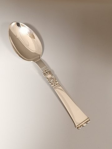 Danish silver cutlery The nationally patterned 
soup spoon made of three-tower silver