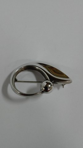 Hans Hansen broche sterlingsølv 925s