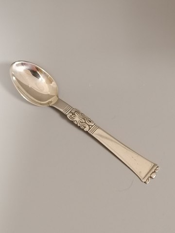 Danish silver cutlery The national patterned teaspoon of three-tower silver