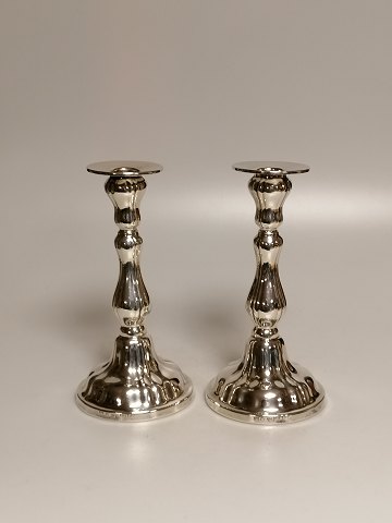 Et par bordstager af sølv 830