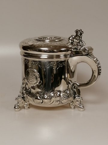 Baroque silver silver mug
