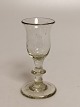 Klokkeformet snapseglas Holmegaard