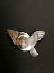 Georg Jensen sterling silver brooch with dove. Nr. 320