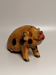 Carved wood pig