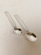 Georg Jensen Bernadotte teaspoons of sterling silver